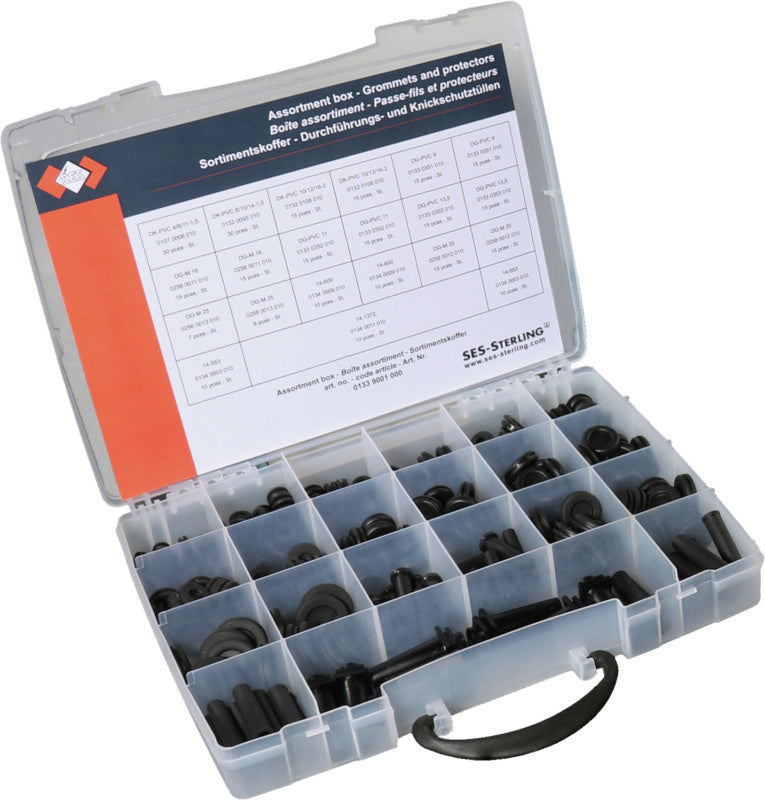 Sortimentová krabice s průchodkami, ohnivzdorné