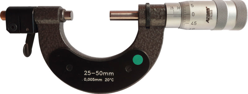 Mikrometrické měřidlo s přesným úchylkoměrem