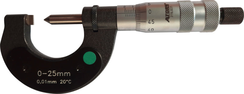 Přesné mikrometrické měřidlo pro krimpovací kontakty