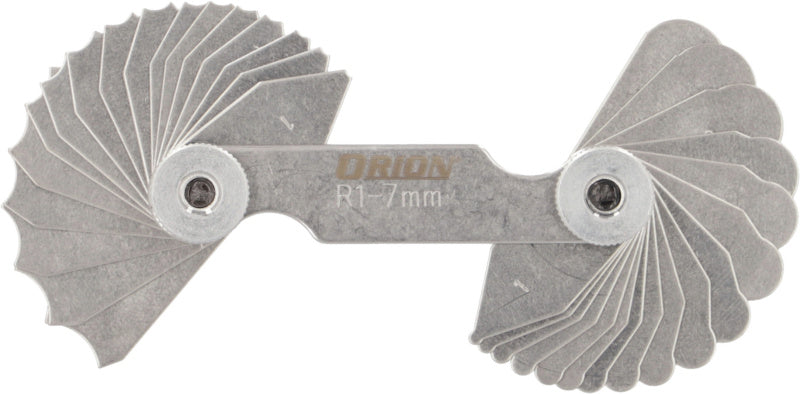 Nerez sada poloměrových šablon