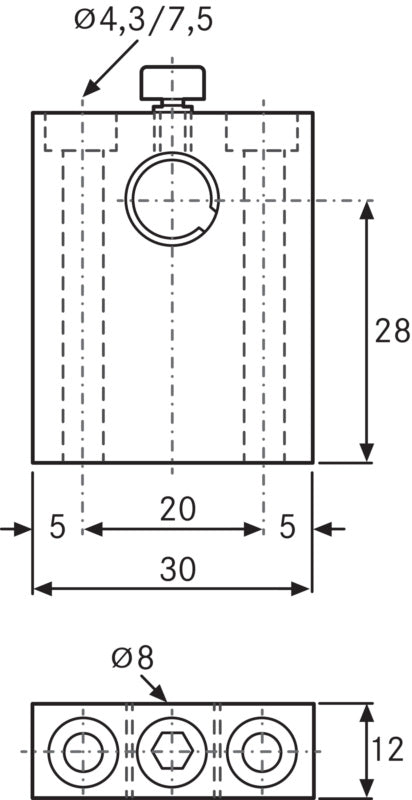 Upevňovací prvek TESANORM VDE 28