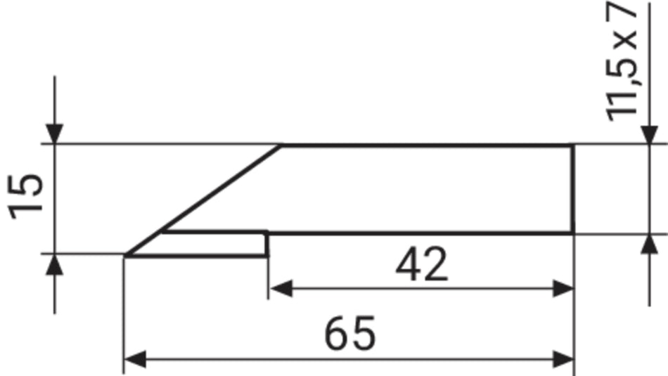 814 SRs Náhradní rýsovací jehla, osazená tvrdokovem