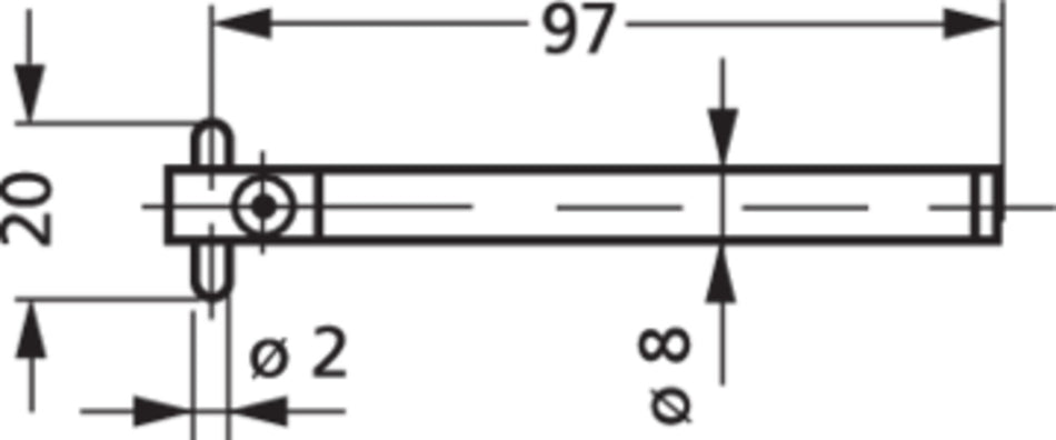817 CI-sa měřící dotek s kolíkem