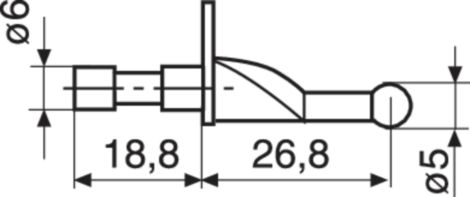 K5/51 kulový měřící dotek pro Digimar 817 CLM