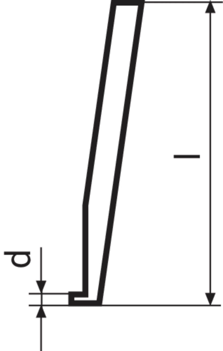 TS 0,5/78 Stylus 0,5 mm Celková délka 78 mm