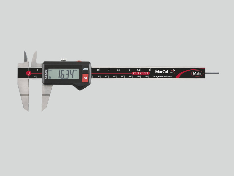 16 EWRi-NA digitální posuvné měřidlo 150 mm kulatý hloubkoměr