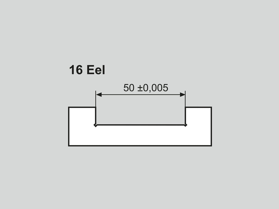 16 Eel nastavovací měrka 50 mm pro vnitřní měření