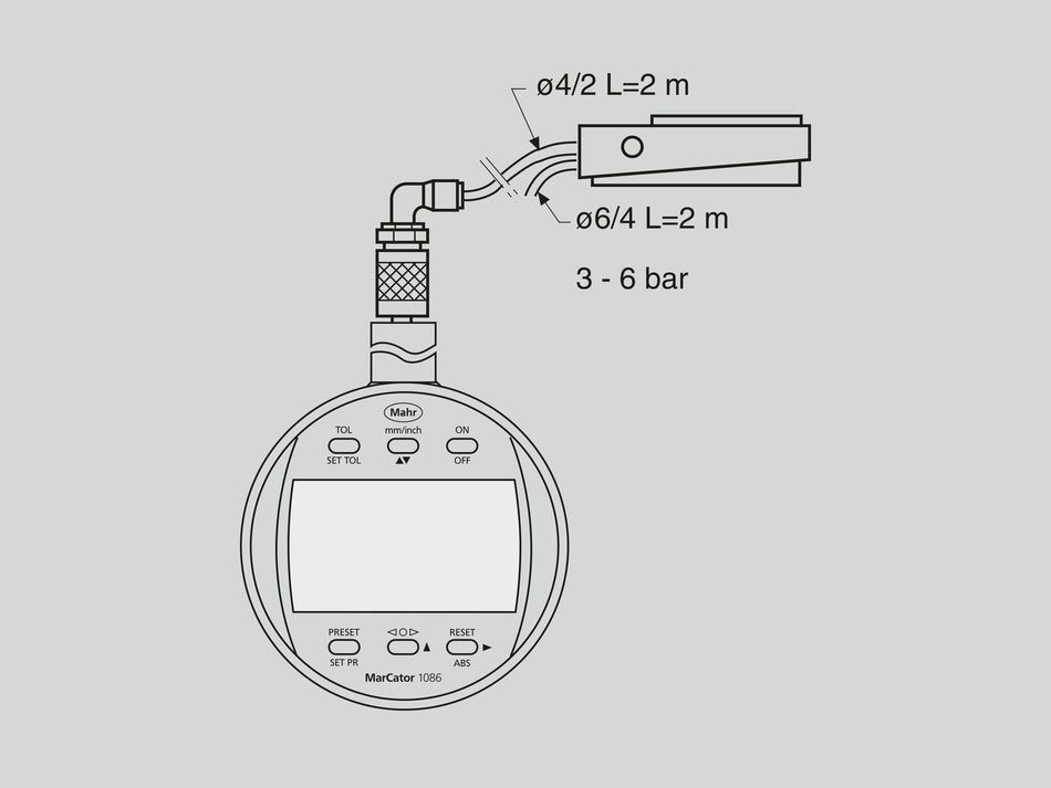 1082 p pneumatické zdvihátko pro 1082 rozsah 50/100mm