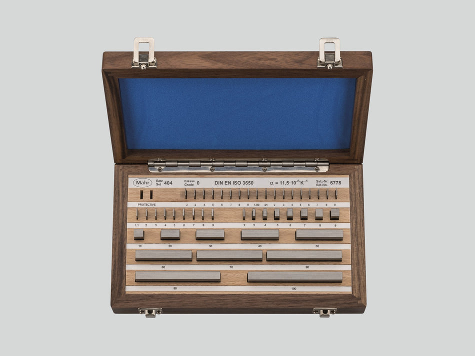 405/0 sada koncových měrek, 47 kusů ocel