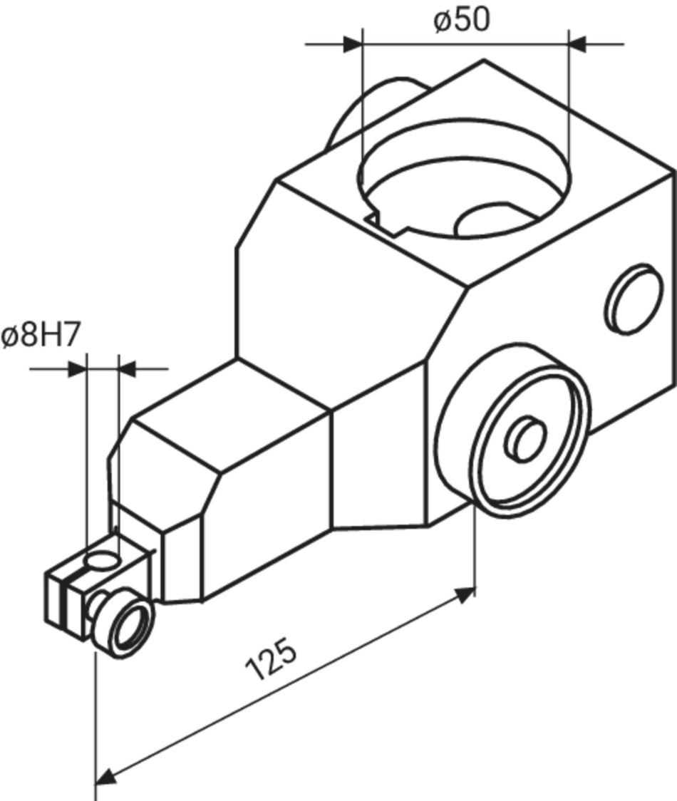 827 b 16 Výložníková ramena bez jemného stavění