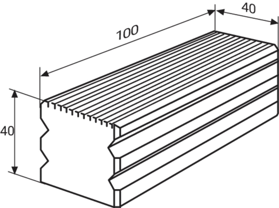 827 b 31 Měřicí deska stolu 40 x 100 mm