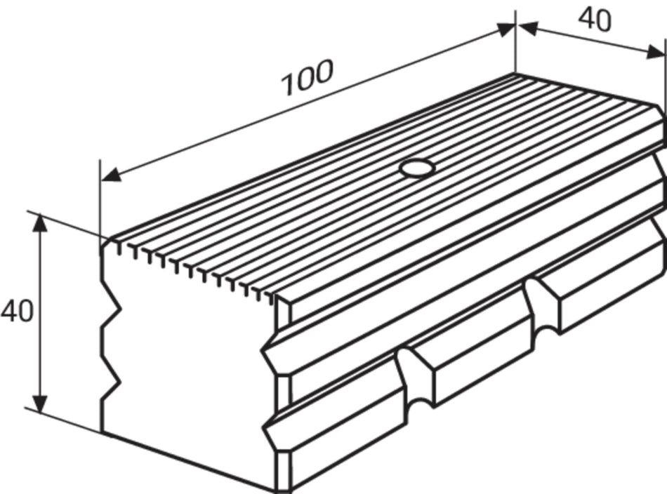 827 b 32 Měřicí deska stolu 40 x 100 mm
