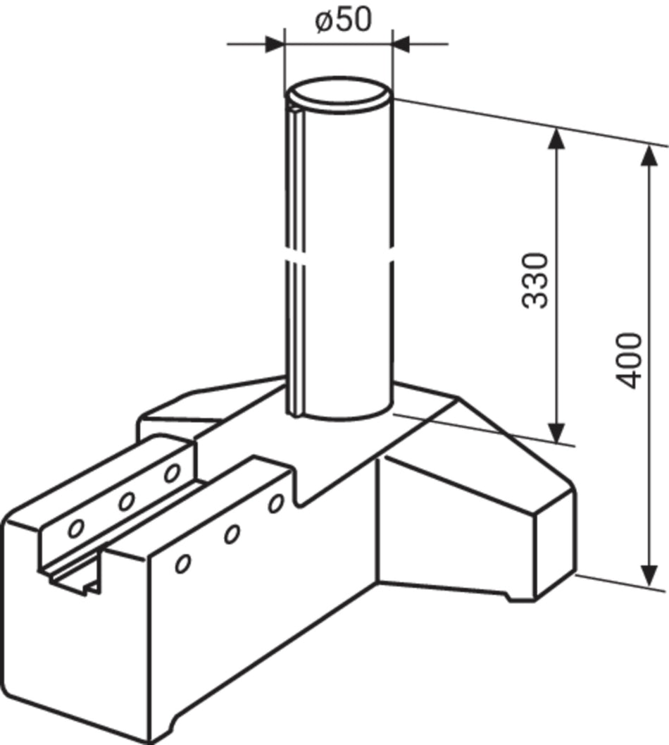 827 b 5 Podstavec se sloupkem