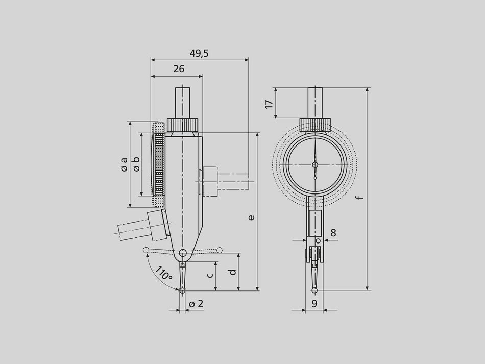 801 SGE Fühlhebelmeßgerät MarTest