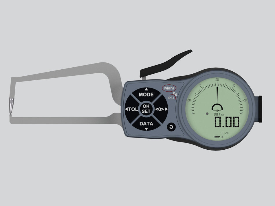 838 EA Dig. Vnější dotyk 0–20 mm Zw 0,01 mm Hloubka měření 85 mm