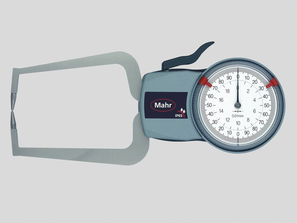 838 TA digitální vnější tloušťkoměr 0-50 mm dělení stupnice 0,05 mm měření hloubky 167 mm