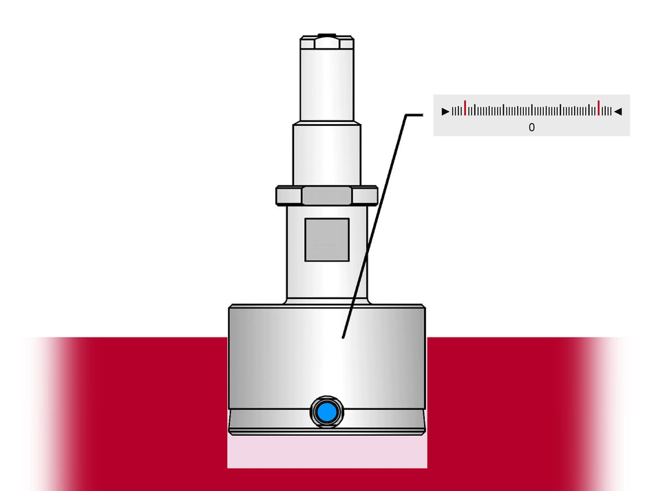 844 D-M dutinoměr s měřícím trnem >100-110 mm rozšířený měřící rozsah, M10 x 1
