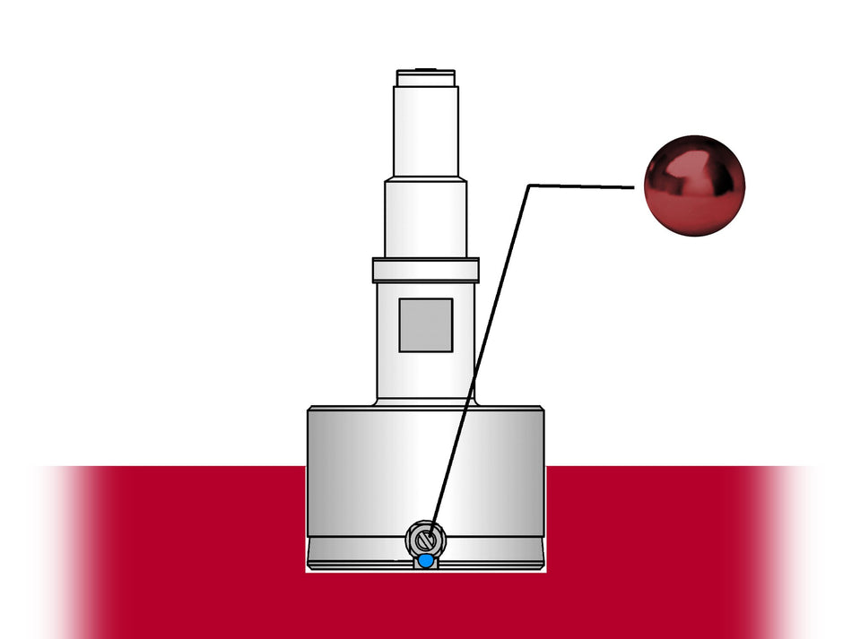 844 DS-R dutinoměr s měřícím trnem >9-12 mm měřicí povrch z rubínu, M6x0,75