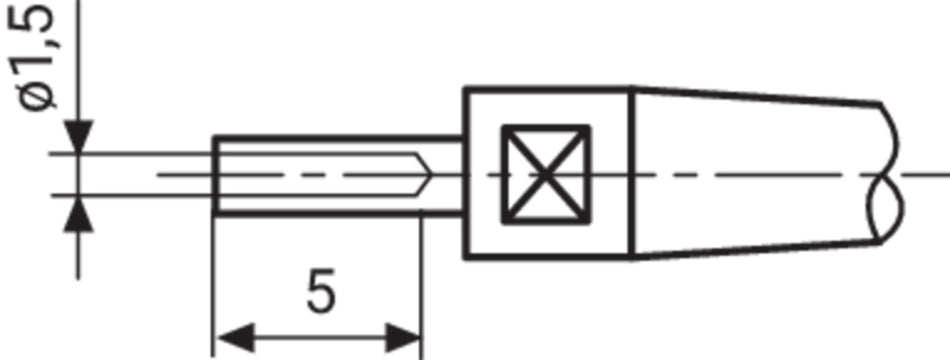 40 He 10 meř. dotek se střed. otvory D=2 mm