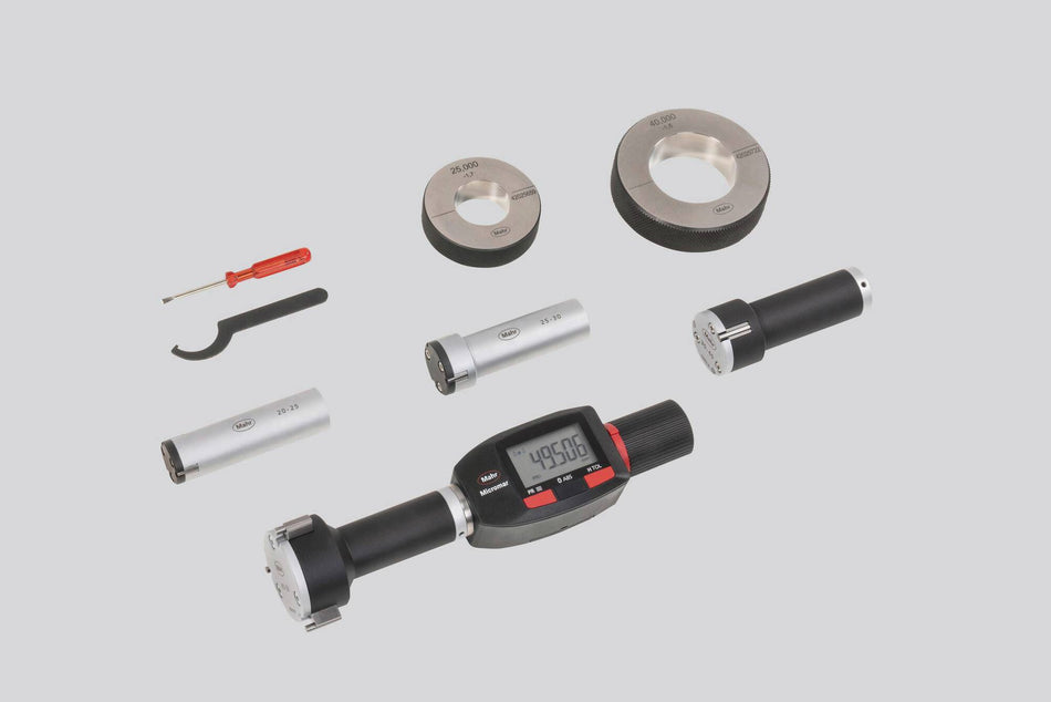 44 EWRi sada digitálních dutinoměrů s datovým výstupem a i -wi, rozsah měření: 20-50mm