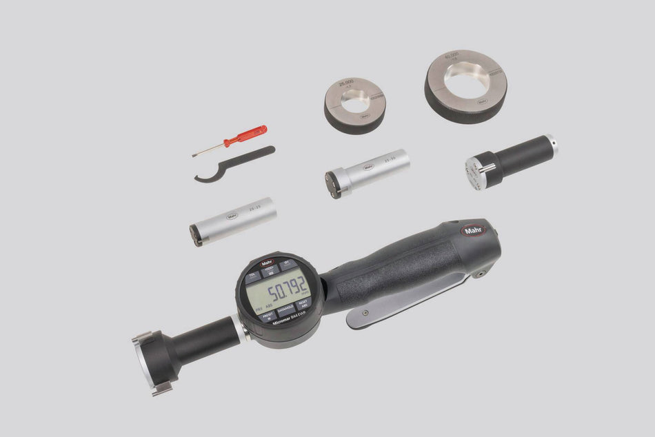 844 EWR digitální rychloměřič vnitřních rozměrů s datovým výstupem, rozsah měření: 20 - 50 mm dělení stupnice 0,001mm, v sadě