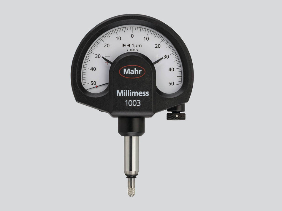 1003 přesný úchylkoměr Millimess ±50µm / 1µm Zifferblatt weiß