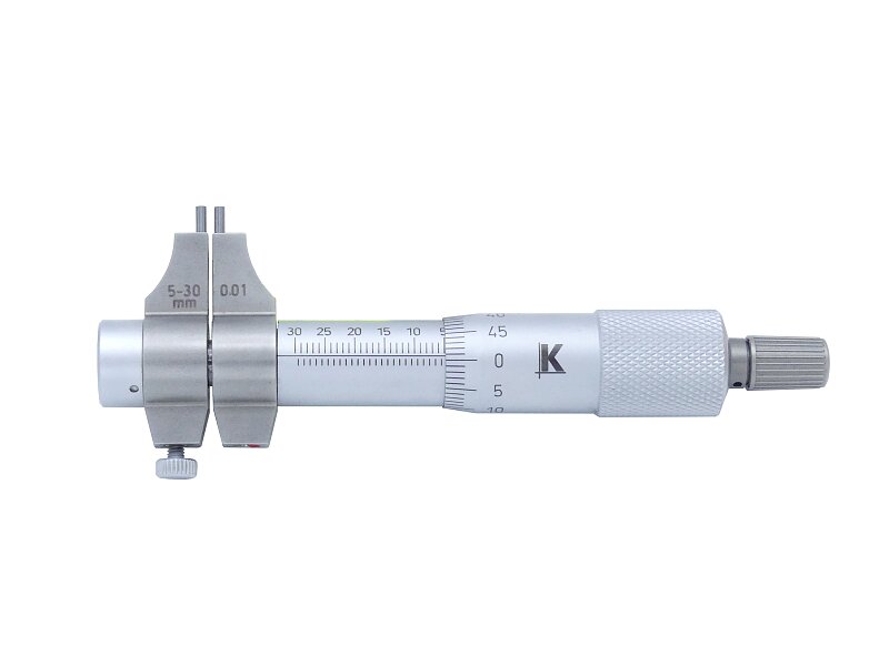 Mikrometry dutinové dvoudotekové ČSN 25 1430 DIN 863